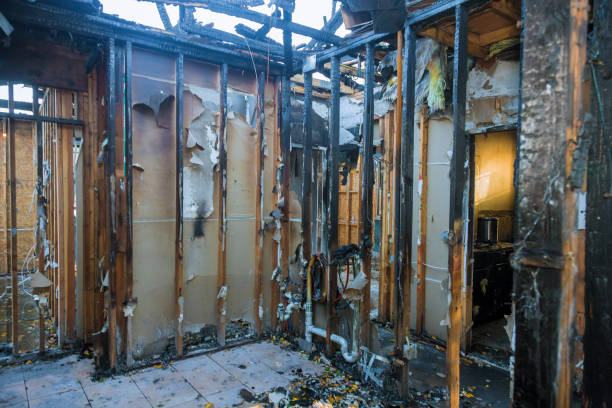 Professional Fire Damage Assessment technician working in Independence, VA